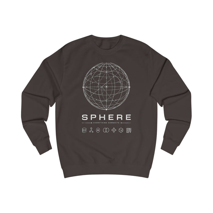 Sphere Graphic Sweatshirt — Geometric Planetary Design