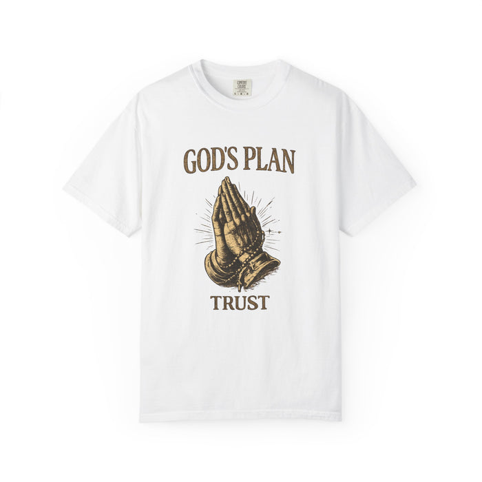 God's Plan Prayer T-Shirt — Praying Hands & Jeremiah 29:11 Inspirational Tee