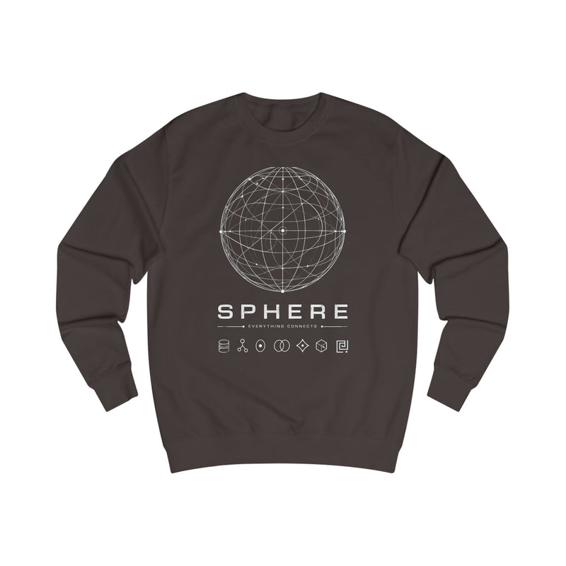 Sphere Graphic Sweatshirt — Geometric Planetary Design
