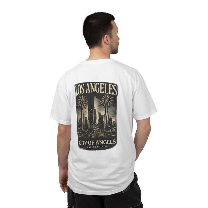 Los Angeles City of Angels Vintage Skyline T-Shirt