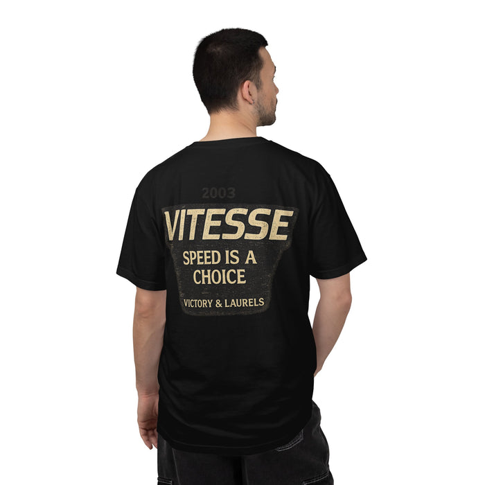 Vitesse Vintage Racing T-Shirt — "Speed Is a Choice" Retro Motor Tee